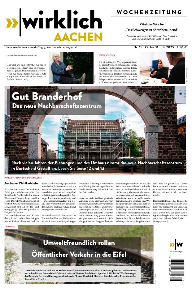 Titelseite: Ausgabe 11 · KW 30/2025