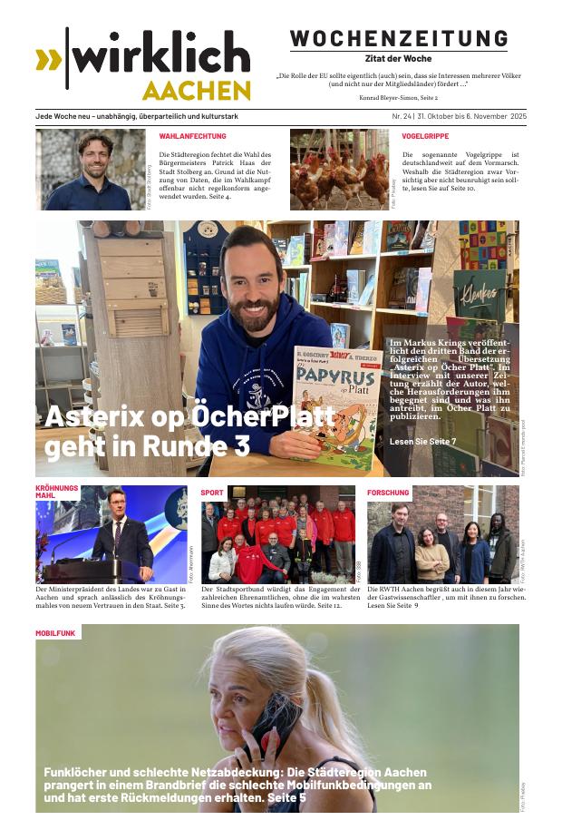 Titelseite: Ausgabe 24 · KW 44/2025