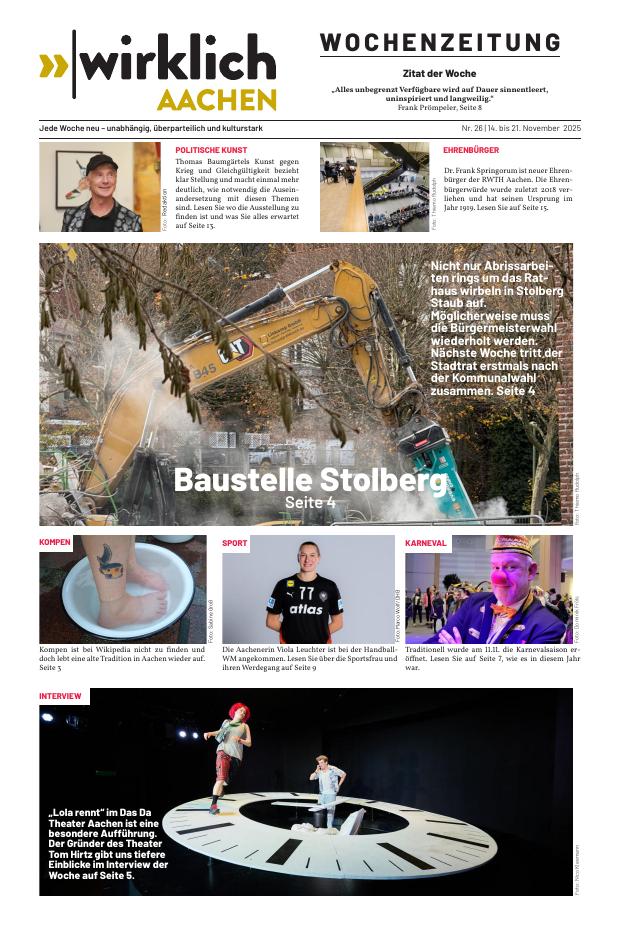 Titelseite: Ausgabe 26 · KW 46/2025