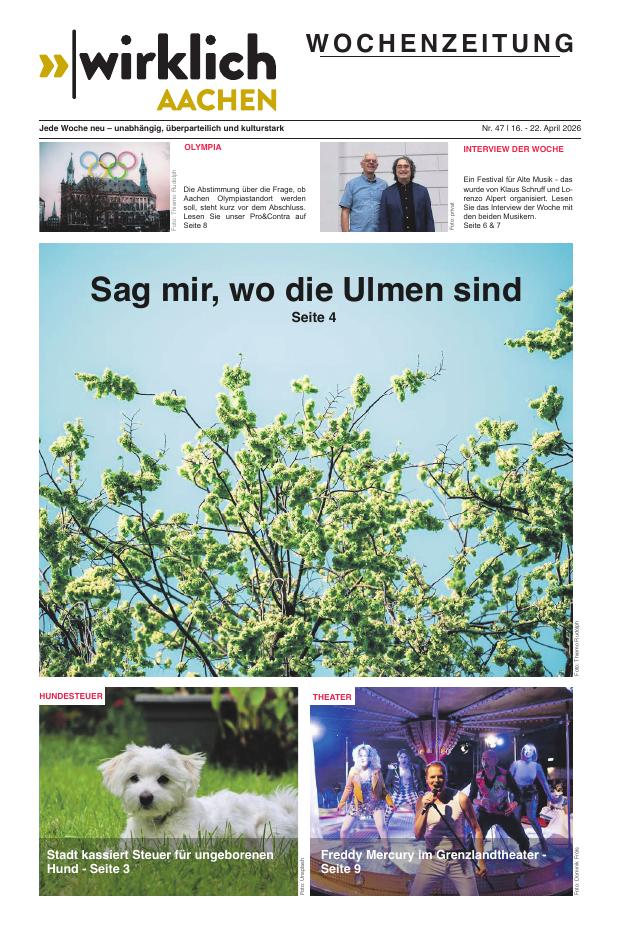 Titelseite: Ausgabe 47 · KW 15/2026