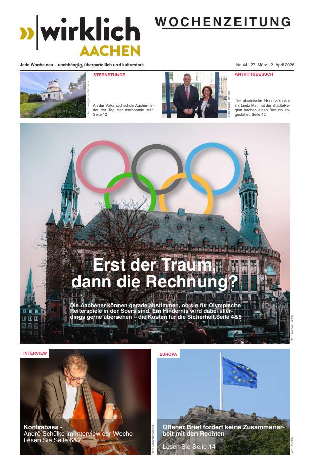 Titelseite: Ausgabe 44 · KW 12/2026