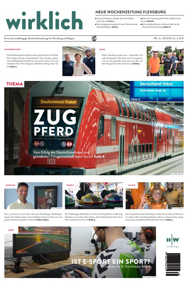 Titelseite: Ausgabe KW 35/2023